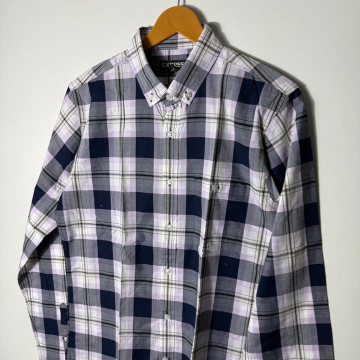 EXPRESS BUTTON DOWN CASUAL COTTON SHIRT