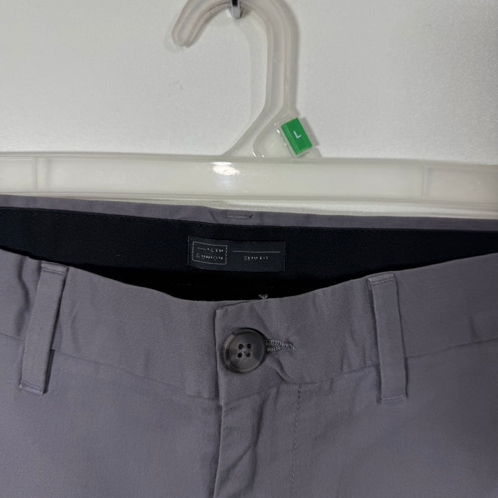 14th & UNION PERFORMANCE SLIM FIT COTTON SHORT BRAND NEW GREY COLOUR