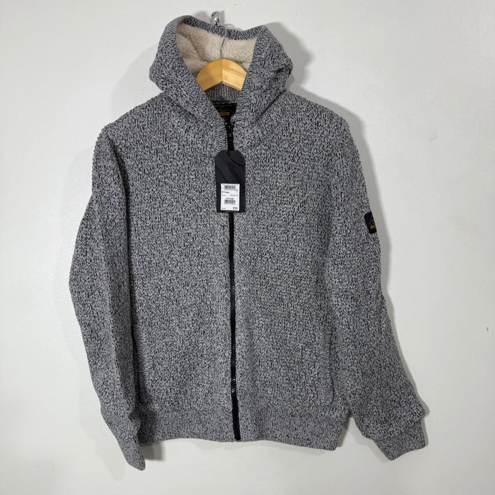 NEXT KNITED FULL ZIP SWEATER BRAND NEW GREY COLOUR