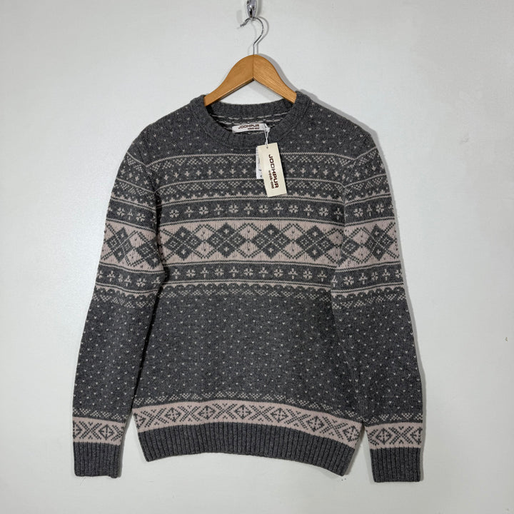 JODHPUR LAMBSWOOL SWEATER BRAND NEW GREY COLOUR