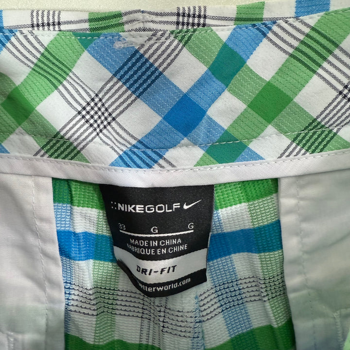 NIKE GOLF CHECKERED SHORT