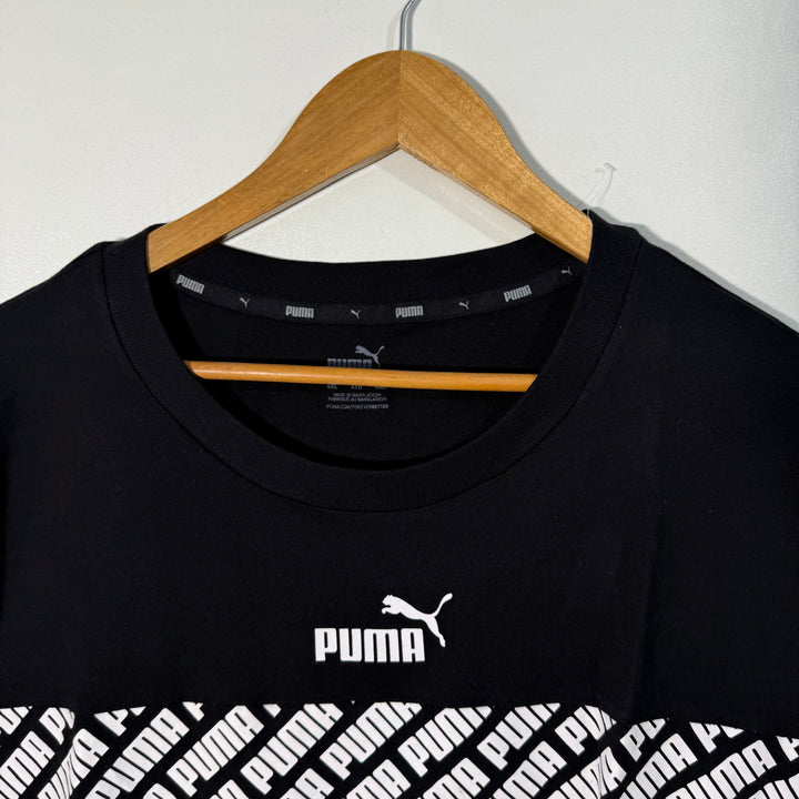 PUMA COTTON TSHIRT BLACK COLOUR