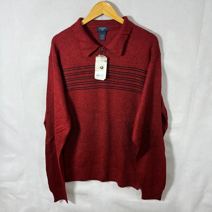 DOCKERS ACRYLIC POLO SWEATER BRAND NEW