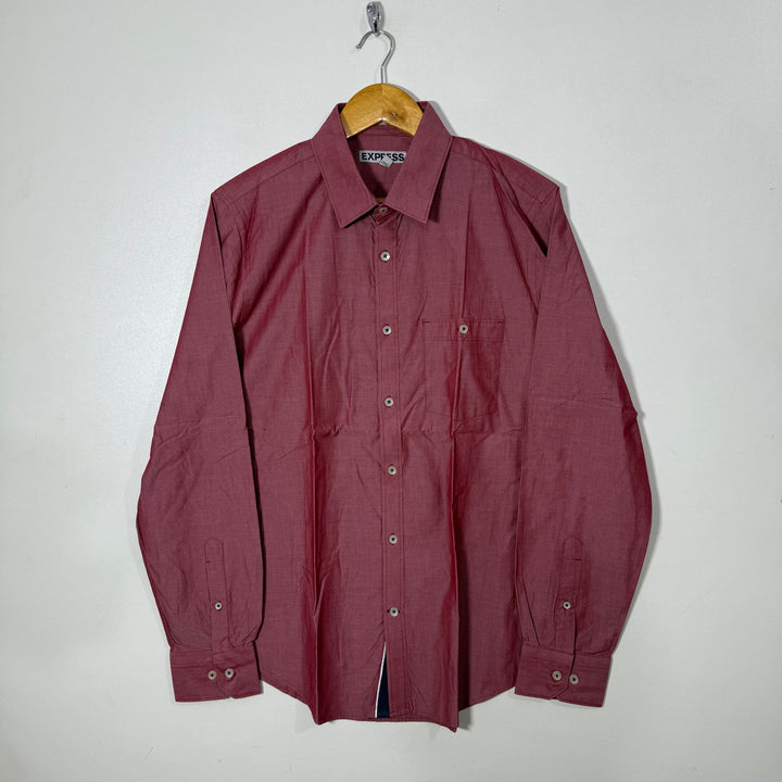 EXPRESS FITTED FORMAL COTTON SHIRT