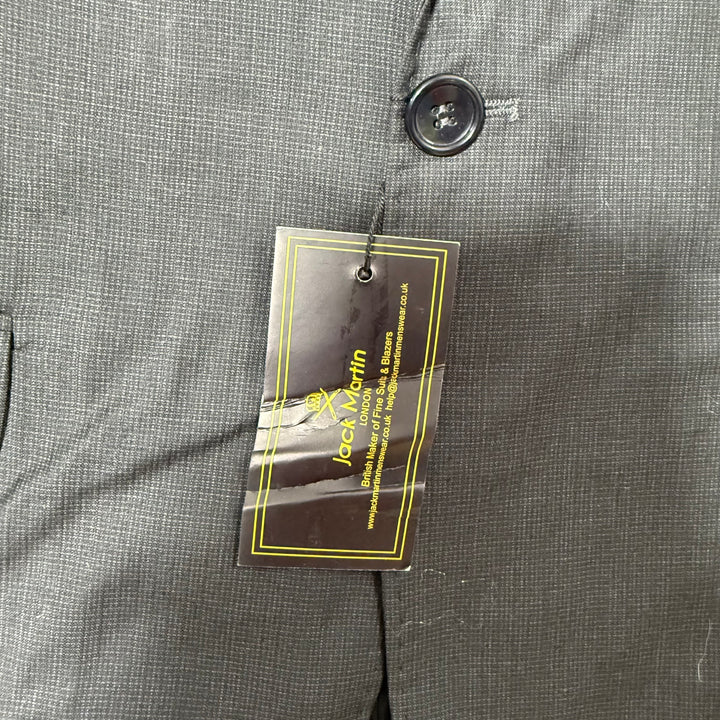 JACK MARTIN TEXTURED WOOL BLAZER JACKET BRAND NEW DARK GREY COLOUR