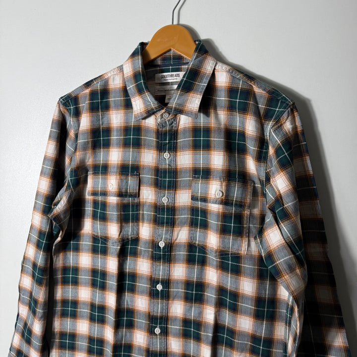 GOOD THREADS DOUBLE POCKETS OXFORD COTTON SHIRT