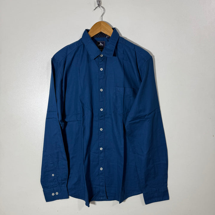 PARX COTTON SHIRT  BLUE COLOUR