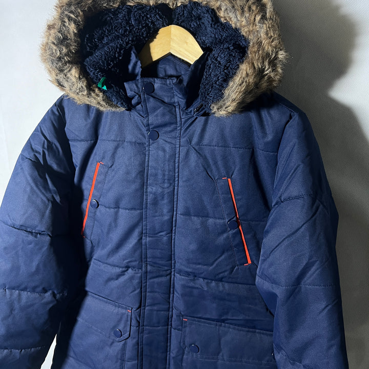 MEMBER MARK PARKA PUFFER JACKET WITH DETACHABLE HOOD