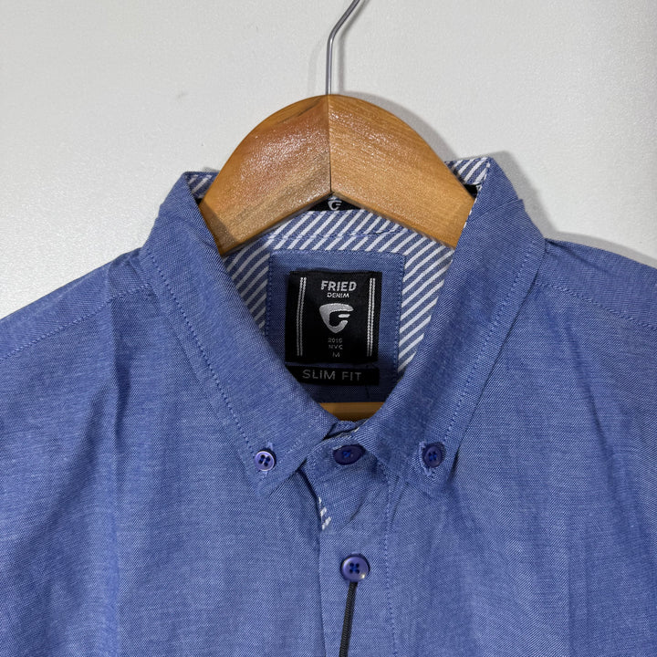 FRIED BUTTON DOWN HALF SLEEVES COTTON SHIRT BRAND NEW WITH STRETCH