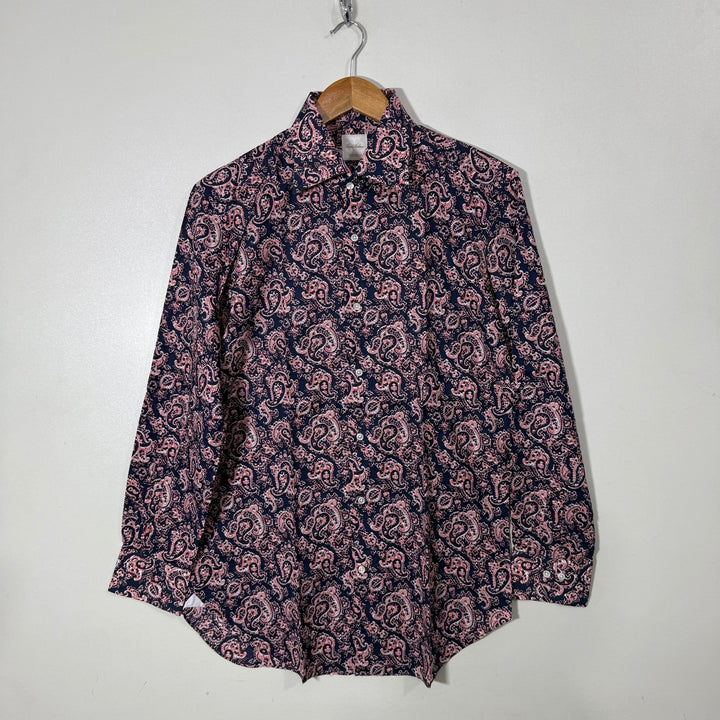 BROOKS BROTHERS PRINTED CASUAL COTTON SHIRT