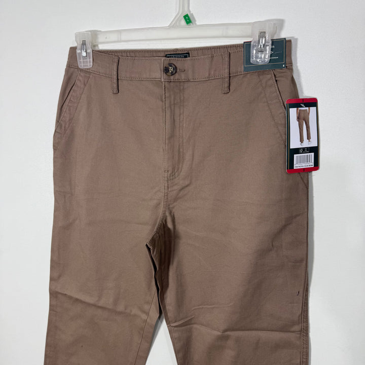 G.H BASS & CO WOMEN STRAIGHT FIT COTTON CHINO PANT BRAND NEW WITH STRETCH