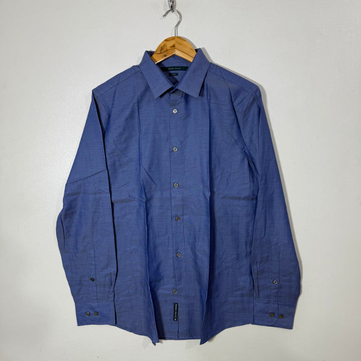 PERRY ELLIS SLIM FIT FORMAL COTTON SHIRT