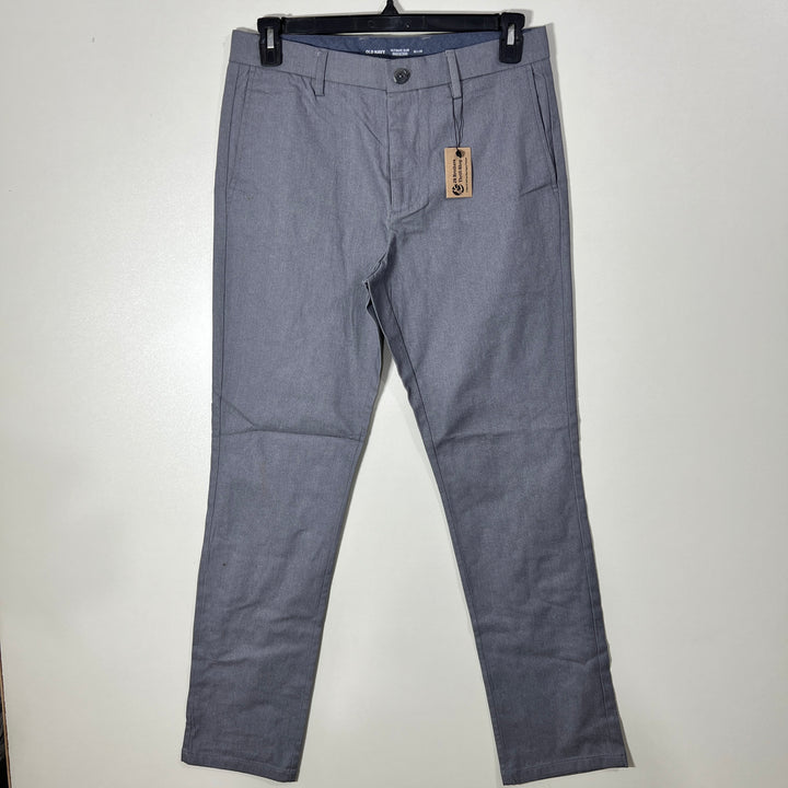 OLD NAVY ULTIMATE SLIM BUILT IN FLEX COTTON CHINO PANT WITH STRETCH