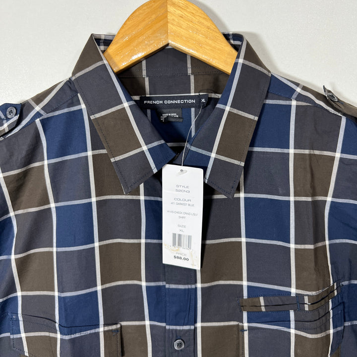 FRENCH CONNECTION CASUAL COTTON SHIRT BRAND NEW
