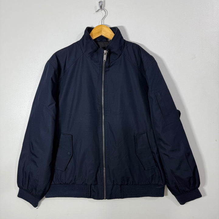 CALVIN KLEIN WINDBREAKER BOMBER JACKET BLUE COLOUR