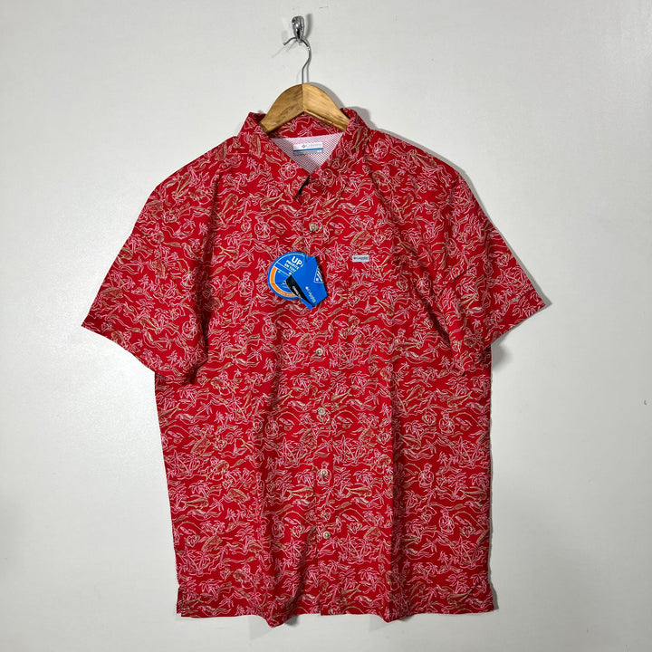 COLUMBIA HALF SLEEVES NON IRON SHIRT BRAND NEW WITH STRETCH