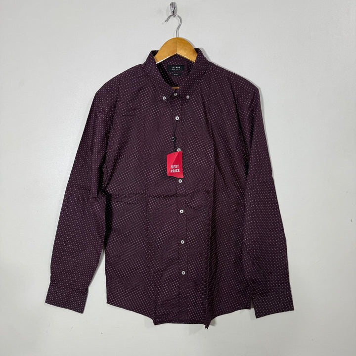 LFTMAN SLIM FIT BUTTON DOWN CASUAL COTTON SHIRT BRAND NEW
