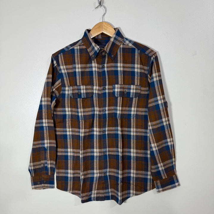 FADED GLORY BUTTON DOWN FLANNEL COTTON SHIRT