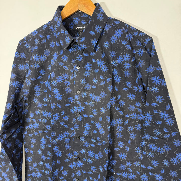 EXPRESS SLIM FIT CASUAL COTTON SHIRT