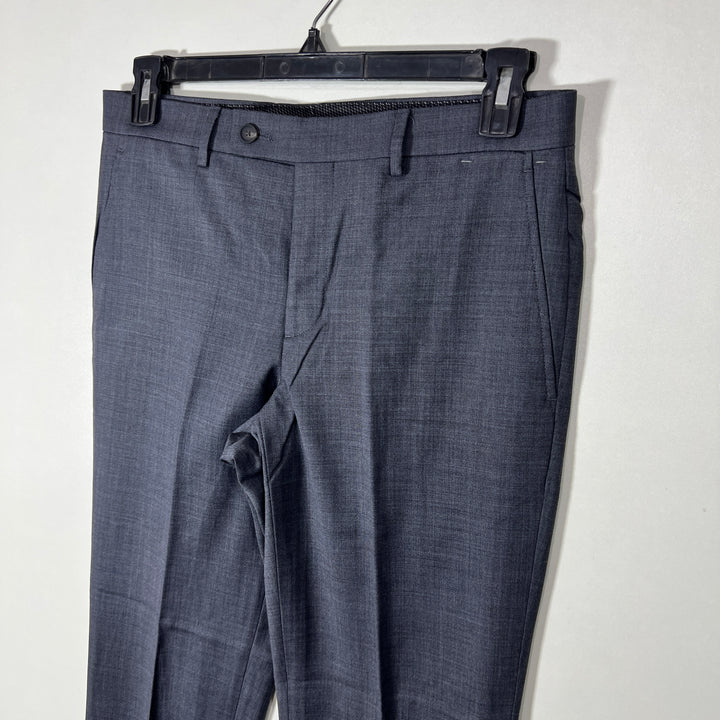 KENNETH COLE SLIM FIT TEXTURE DRESS PANT WITHOUT STRETCH GREY COLOUR