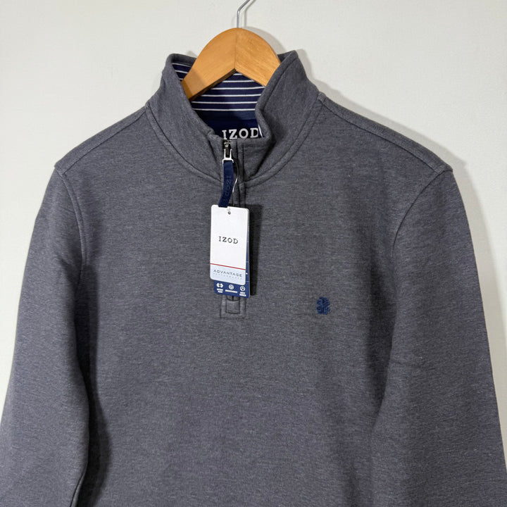 IZOD ADVANTAGE PERFORMANCE SPORT FLEX BREATHABLE SOFT TOUCH FLEECE PULLOVER BRAND NEW