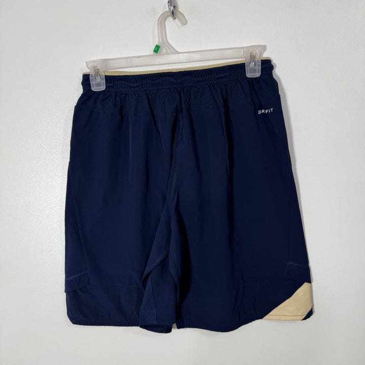 NIKE DRI FIT HYBRID TRAINING SPORT SHORT BLUE COLOUR WITHOUT POCKETS