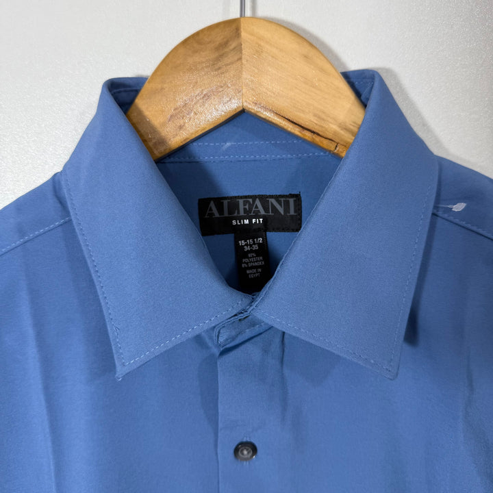 ALFANI SLIM FIT PERFORMANCE SHIRT WITH STRETCH (34)