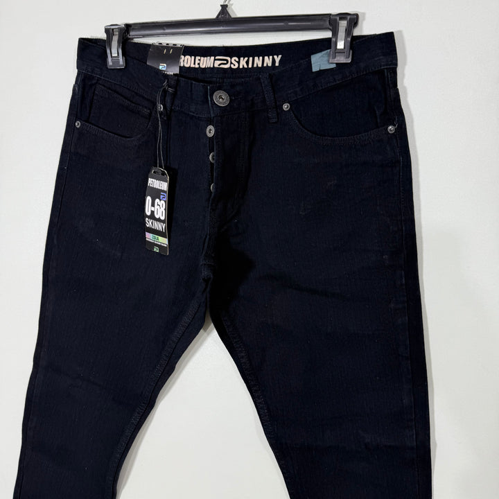 PETROLEUM SKNIIY FIT DENIM PANT BRAND NEW BLACK COLOUR