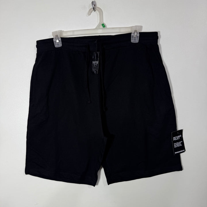 BOOHOOMAN COTTON TECH SHORT BRAND NEW BLACK COLOUR