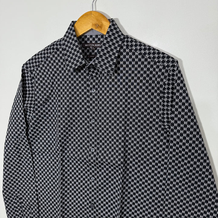 MICHAEL KORS SLIM FIT CASUAL COTTON SHIRT WITH STRETCH