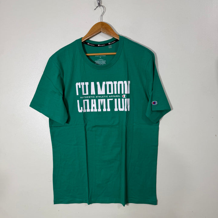 CHAMPION COTTON TSHIRT GREEN COLOUR