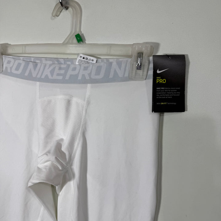 NIKE DRI FIT SPORT COMPRESSION TIGHTS BRAND NEW WHITE COLOUR