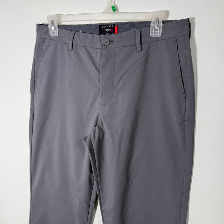 DOCKERS STRAIGHT FIT PERFORMANCE PANT WITH STRETCH GREY COLOUR