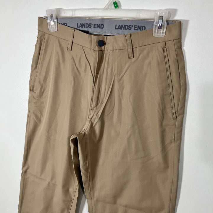 LANDS END STRAIGHT FIT PERFORMANCE PANT WITH STRETCH