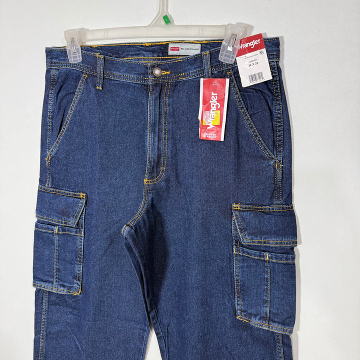 WRANGLER RELAXED STRAIGHT FOT DENIM PANT BRAND NEW WITHOUT STRETCH