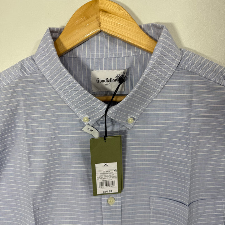 GOOD FELLOW &CI BUTTON DOWN COTTON SHIRT BRAND NEW P