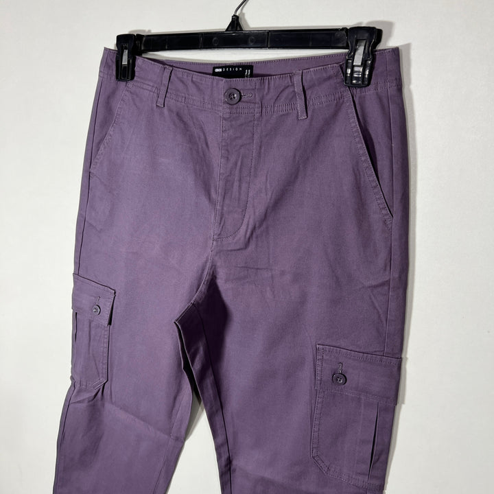 ASOS SLIM FIT CARGO COTTON PANT WITH STRETCH
