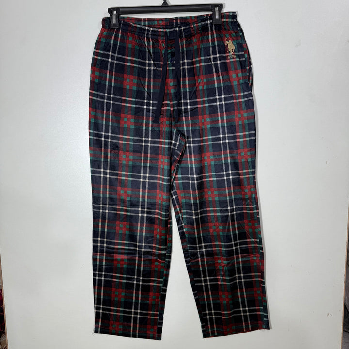 US POLO ASSN FLANNEL LOUNGEWEAR COTTON TROUSER