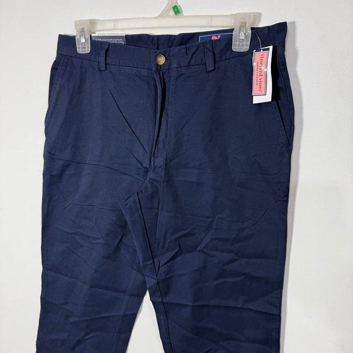 VINEYARD VINES STRAIGHT FIT COTTON CHINO PANT BRAND NEW WITH STRETCH BLUE COLOUR