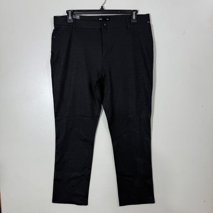 DKNY WOMEN STRAIGHT FIT PERFORMANCE PANT BRAND NEW GREY COLOUR