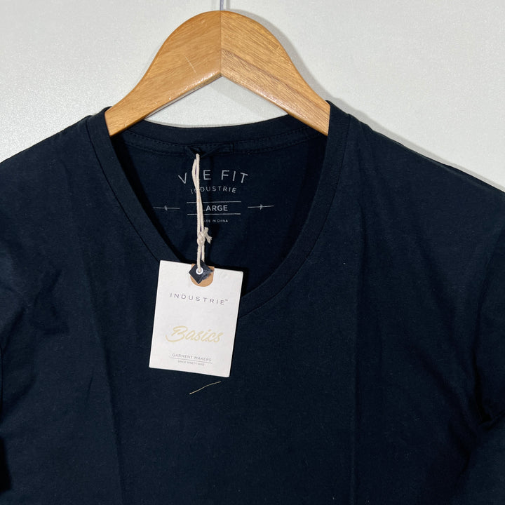 INDUSTRIE V NECK COTTON TSHIRT BRAND NEW
