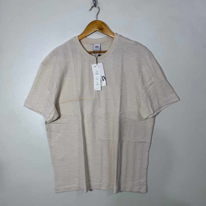 ZARA KNITED COTTON TSHIRT BRAND NEW