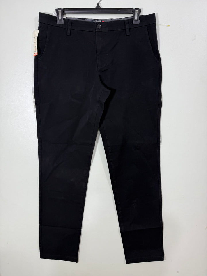 DOCKERS WORKWEAR KHAKI BIG & TALL ATHLETIC FIT COTTON CHINO PANT BRAND NEW WITH STRETCH BLACK COLOUR