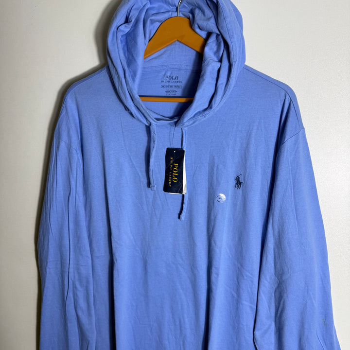 RALPH LAUREN POLO LONG SLEEVES COTTON TSHIRT BRAND NEW WITH HOOD