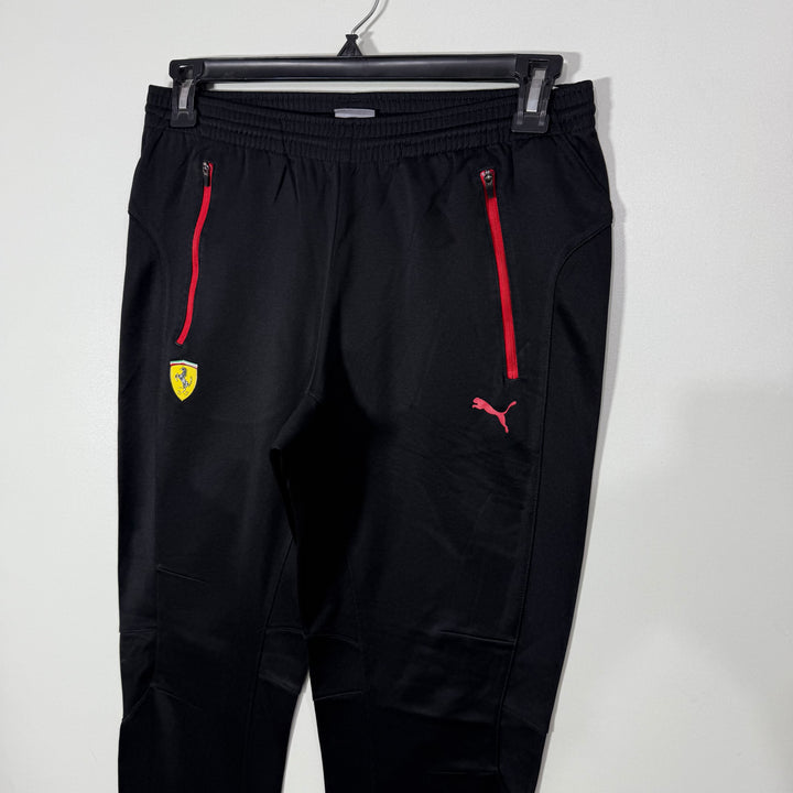 PUMA SPORT TROUSER INNER FLEECE WITH SIDE ZIP POCKET BLACK COLOUR