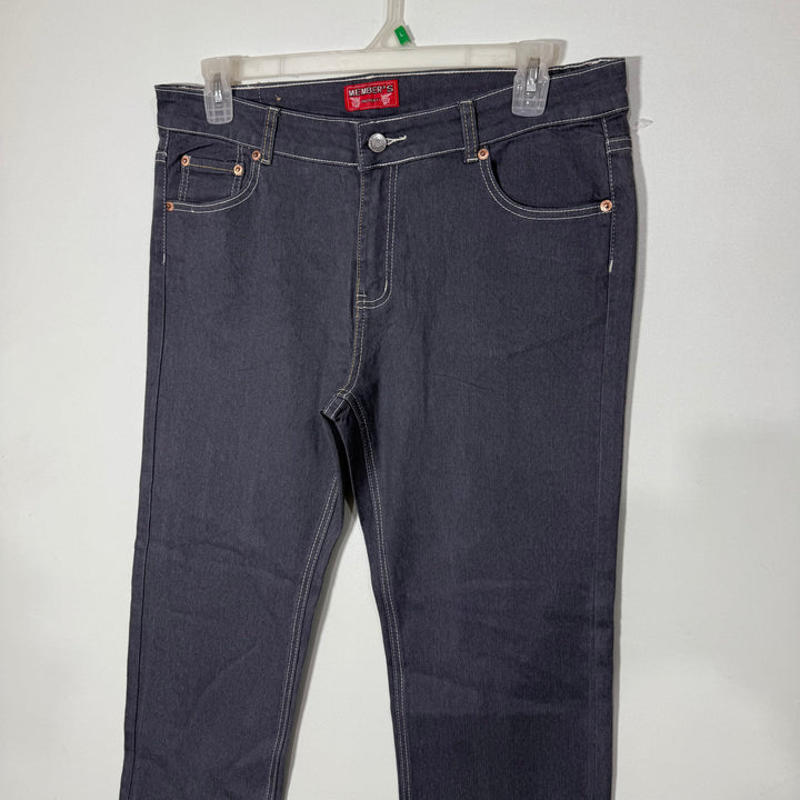 MEMBERS SLIM FIT DENIM PANT GREY COLOUR WITH STRETCH