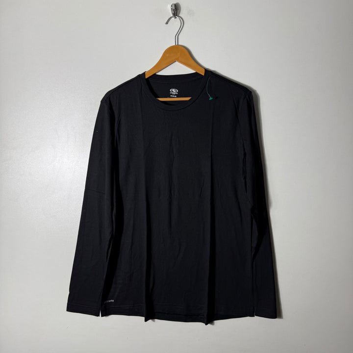 ATHLETIC WORKS LONG SLEEVES COTTON TSHIRT BRAND NEW BLACK COLOUR