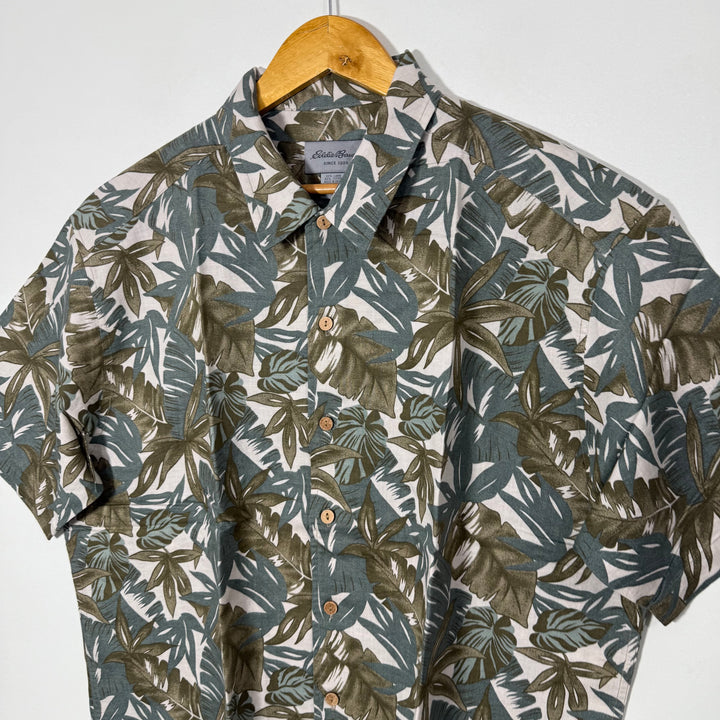 EDDIE BAUER LINEN COTTON HALF SLEEVES SHIRT BRAND NEW