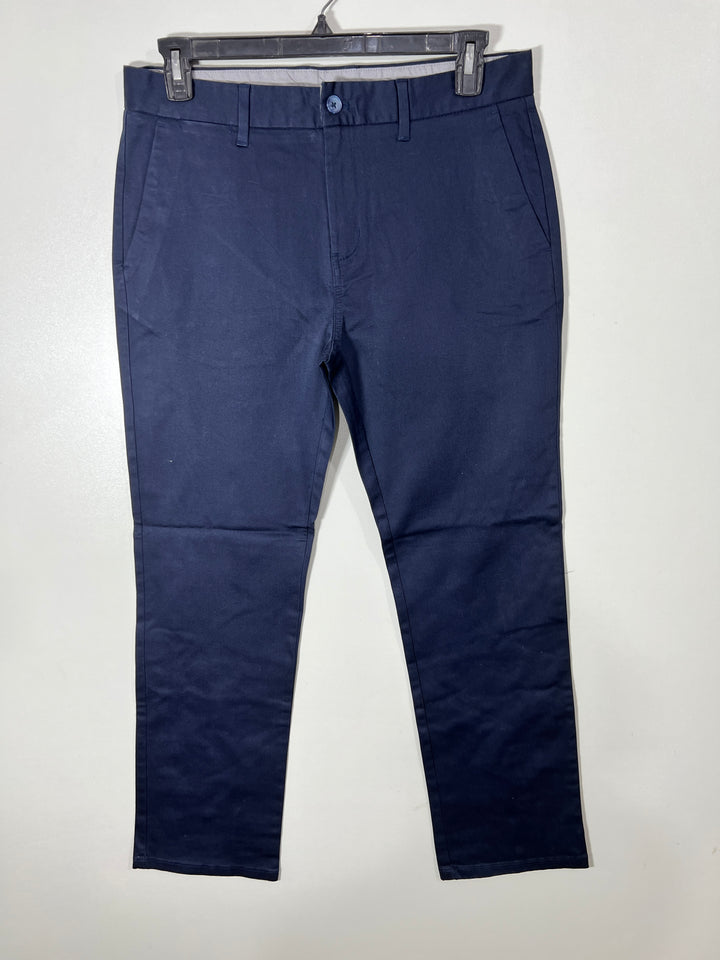 CALVIN KLEIN SLIM FIT COTTON CHINO PANT WITH STRETCH  BLUE COLOUR