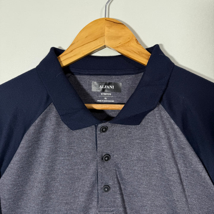 ALFANI COTTON POLO TSHIRT WITH STRETCH